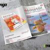 Német nyelvi magazin kiadványszerkesztés, grafikai tervezés, tördelés - 3 Mangó